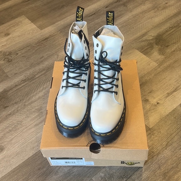 JADON BOOT SMOOTH LEATHER PLATFORMS - Picture 1 of 6